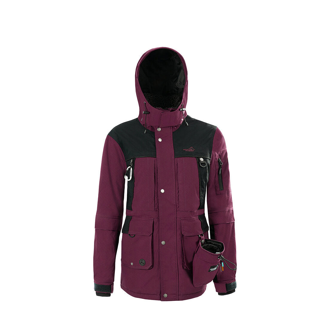 Original-Jacke Woman Burgundy/black