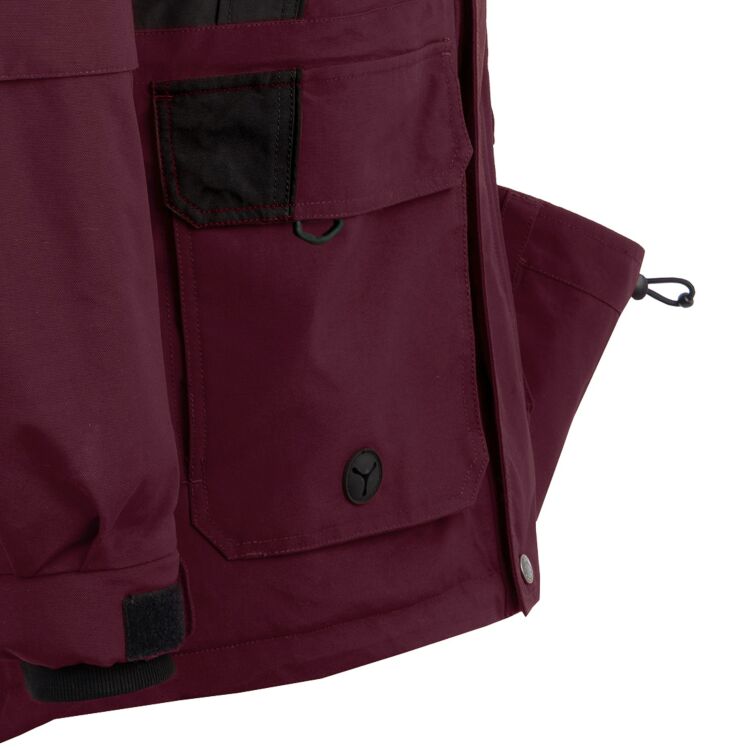 Original-Jacke Woman Burgundy/black