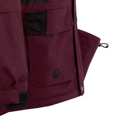 Original-Jacke Woman Burgundy/black